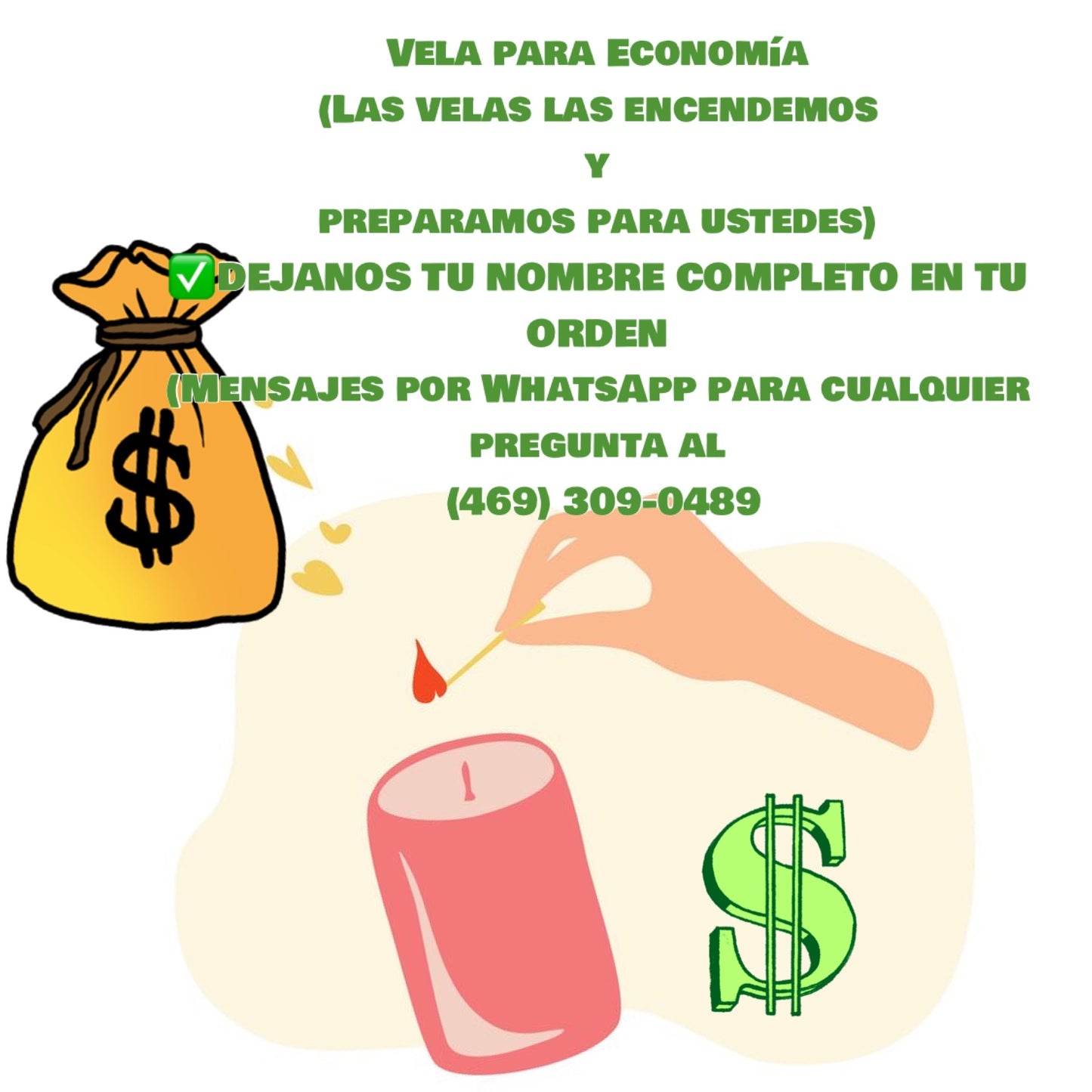 ECONOMY CANDLE / VELA PARA ECONOMÍA