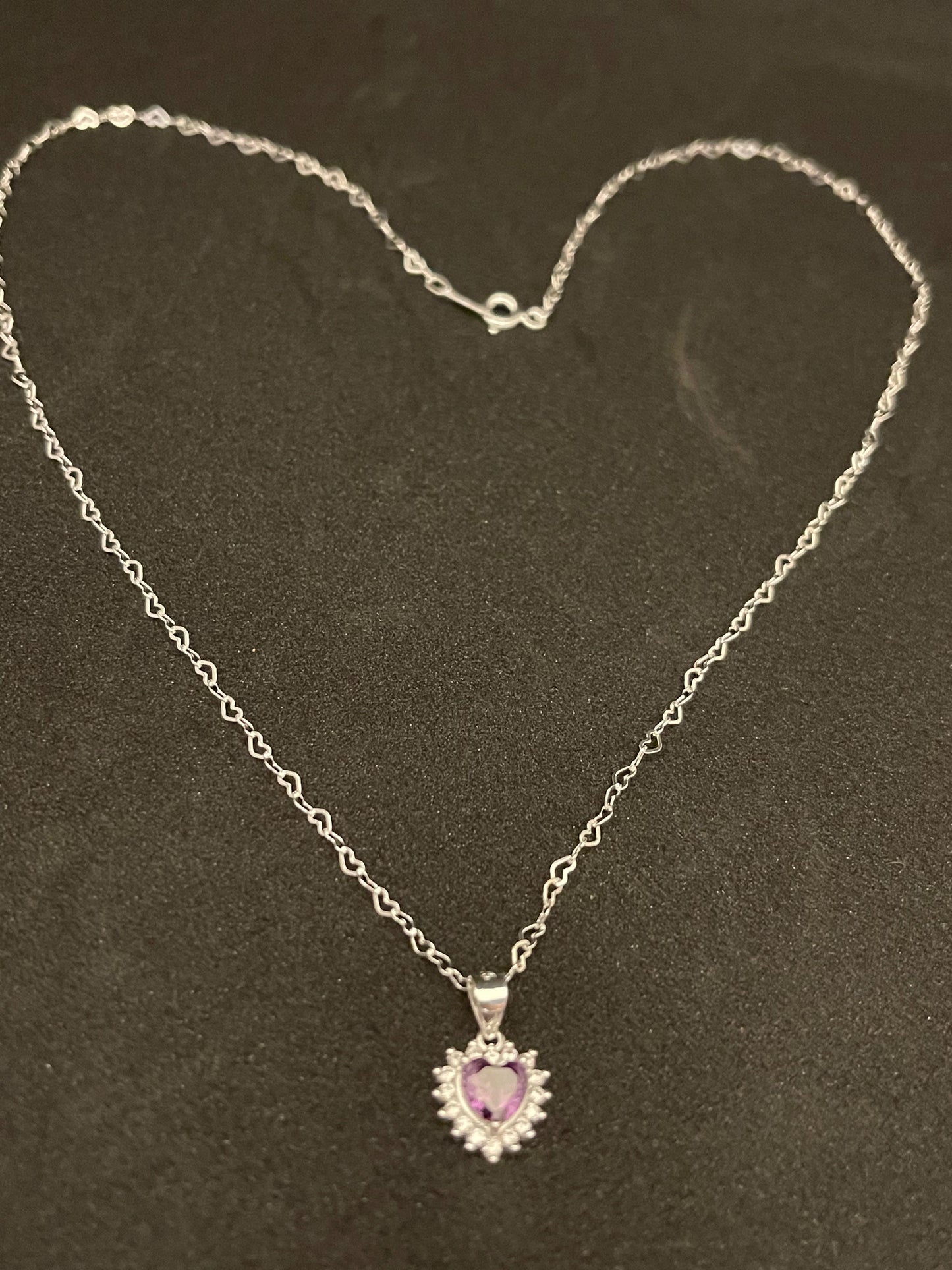 Cadena de Corazon 50cm con Dije de Corazon