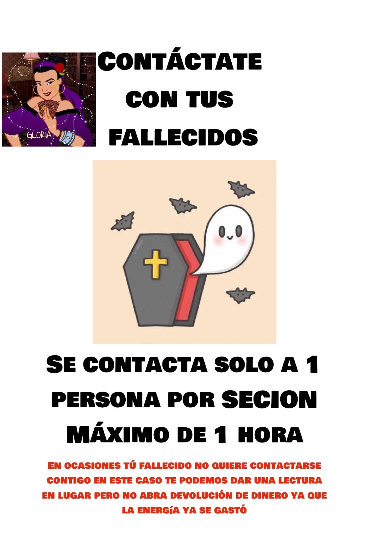 Sección with Death 💀 family member/Sección con familiar fallecido