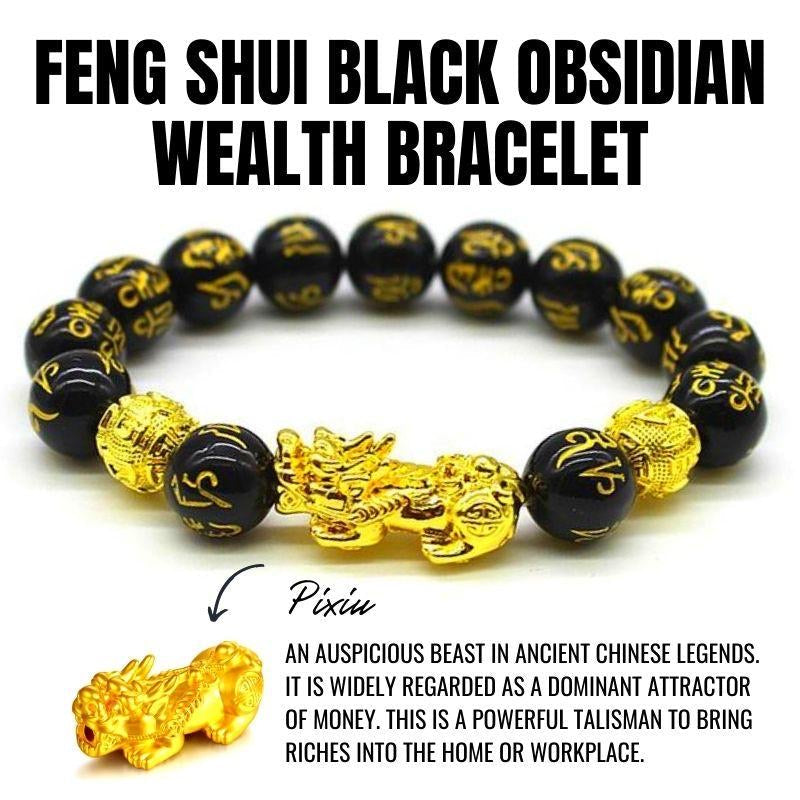 Obsidian bracelet