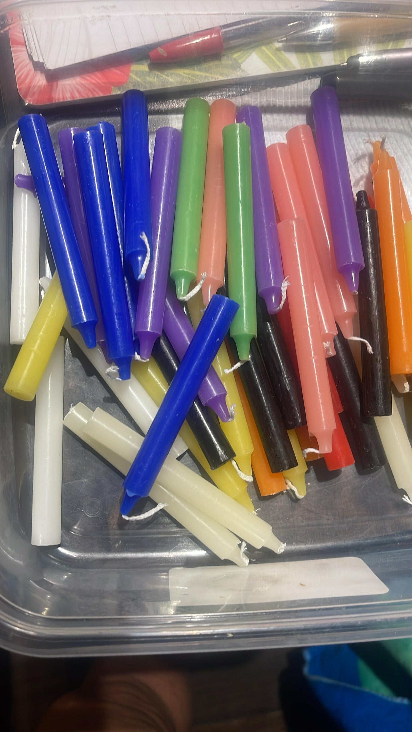 1 velita con lectura en vivo