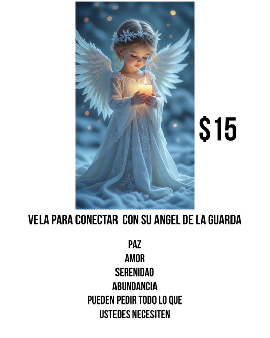 VELITA DE ANGEL DE LA GUARDA