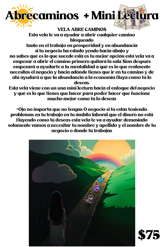 Abre caminos especial VELA 🕯️ CON MINI LECTURA (Marzo 18,2026)
