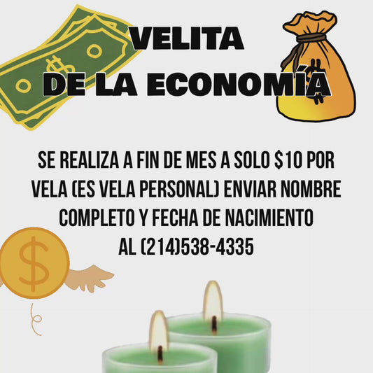Vela de la Economía para fin de Cada Mes